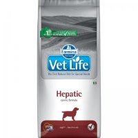 Farmina Vet Life Natural Diet Dog Hepatic для собак при хронической печеночной недостаточности