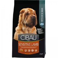 Farmina Cibau Sensitive Lamb Medium/Maxi для взрослых собак с чувствительным пищеварением и аллергией