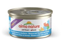 Almo Nature Daily Menu Adult Cat Mousse Tuna & Cod консервы нежный мусс для взрослых кошек меню с тунцом и треской 