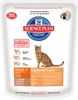 Hills Science Plan Optimal Care сухой корм для кошек от 1 до 6 лет с ягненком