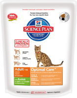 Hills Science Plan Optimal Care сухой корм для кошек от 1 до 6 лет с кроликом