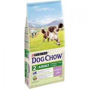 Dog Chow Adult Lamb & Rice для собак любой породы, возрастом старше 1 года 