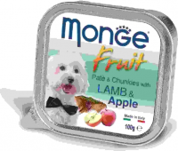 Monge Dog Fresh консервы для собак ягненок с яблоком