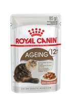 Royal Canin Feline Ageing +12 повседневный влажный корм в пауче с мясом в соусе для пожилых кошек старше 12 лет