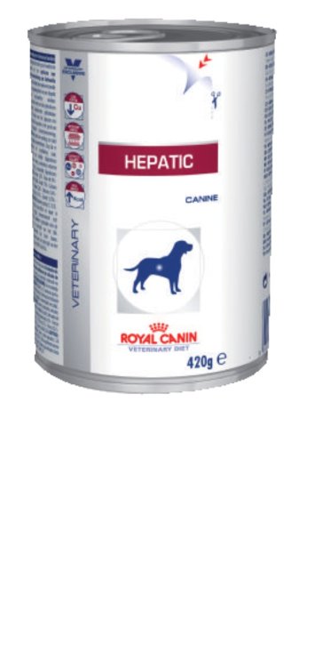 Royal Canin Hepatic Canine диетический консервированный корм для взрослых собак всех пород при заболеваниях печени