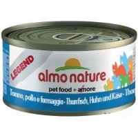Almo Nature Legend Adult Cat Tuna, Chicken&Cheese консервы с тунцом, курицей и сыром в бульоне для взрослых кошек
