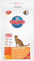 Hill’s Science Plan Optimal Care Feline Adult сухой корм для взрослых кошек с курицей