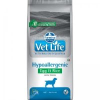 Farmina Vet Life Natural Diet Dog Hypoallergenic Egg & Rice для собак при пищевой аллергии/непереносимости с яйцом и рисом