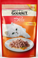 Gourmet Mon Petit Con Salmone паучи для кошек с лососем