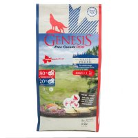 Genesis Pure Canada Grand Praire Adult для взрослых собак всех пород с чувствительным пищеварением с курицей, буйволом и перепелками - 2,268 кг