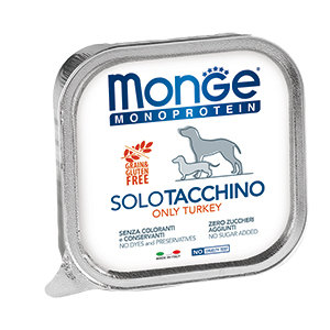 Monge Dog Monoproteico Solo паштет для собак из индейки