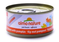 Almo Nature Legend Adult Cat Chicken&Pumpkin консервированный корм с цельными кусочками курицы и тыквой в бульоне для взрослых кошек