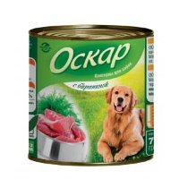 Оскар консервы для собак с бараниной