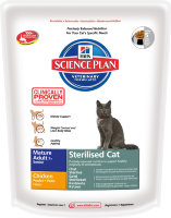 Hills Science Plan Sterilised Cat сухой корм для стерилизованных кошек старше 7 лет с курицей