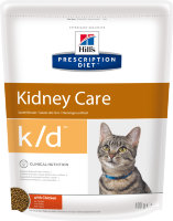 Hills Prescription Diet k/d Kidney Care сухой диетический корм для кошек для поддержания здоровья почек с курицей