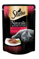  Sheba Naturalle влажный корм в паучах для кошек с говядиной и ягненком