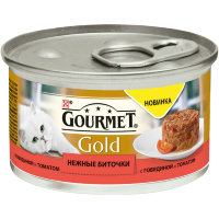 Gourmet Gold нежные биточки с говядиной и томатом