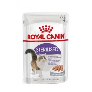 Royal Canin Sterilised влажный корм для стерилизованных кошек в паучах паштет 