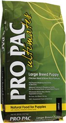 Pro Pac Ultimates Natural Large Breed Puppy Chicken Meal & Brown Rice Formula