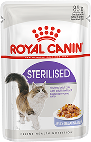 Royal Canin Serilised Feline паучи для стерилизованных кошек в желе