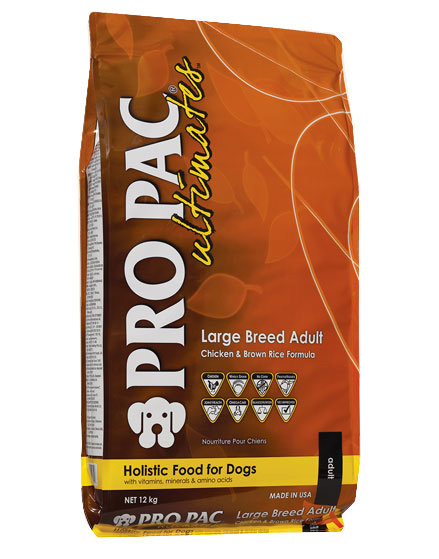 Сухой корм Pro Pac Ultimates Large Breed Adult Chicken and Brown Rice для собак крупных пород с курицей и рисом - 20 кг
