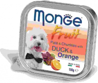 Monge Dog Fresh консервы для собак утка с апельсином
