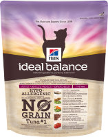 Hills Ideal Balance No Grain натуральный беззерновой сухой корм для кошек от 1 года до 6 лет с тунцом и картофелем