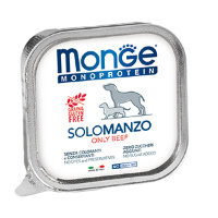 Monge Dog Monoprotein Solo паштет для собак из говядины