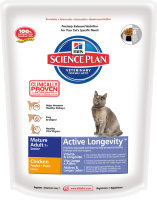 Hills Science Plan Active Longevity сухой корм для кошек старше 7 лет с курицей