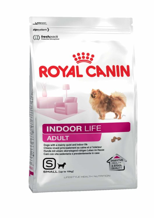 Royal Canin Indoor Life Adult сухой корм для взрослых собак мелких пород, живущих главным образом в помещении