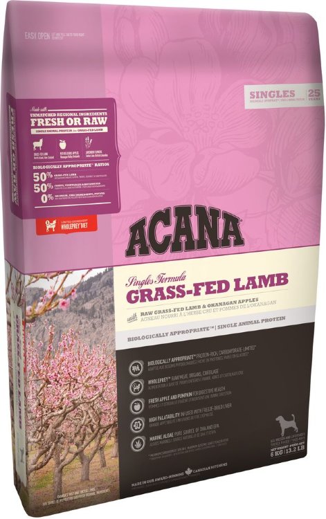 Acana Grass-Fed Lamb Dog All Breeds для собак всех пород и возрастов