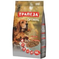 Трапеза Оптималь сухой корм для собак, содержащихся в городских условиях 
