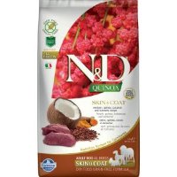 Farmina N&D Dog Grain Free quinoa skin & coat venison корм для собак здоровая кожа и шерсть с олениной и киноа