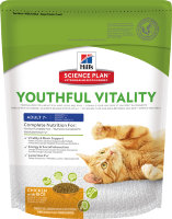 Hills Science Plan Youthful Vitality сухой корм для кошек старше 7 лет с курицей и рисом