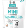 Сухой беззерновой корм Brit Care для собак мелких пород с ожирением или стерилизованных