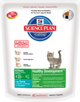 Hills Science Plan Healthy Development сухой корм для котят до 12 месяцев для гармоничного развития с тунцом