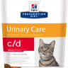 Hills Prescription Diet c/d Urinary Stress сухой диетический корм для кошек для поддержания здоровья мочевыводящих путей и при стрессе одновременно с курицей