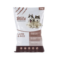 Сухой корм Blitz Adult Lamb & Rice для взрослых собак с ягненком и рисом