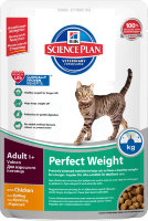 Hills Science Plan Perfect Weight сухой корм для кошек старше 1 года, склонных к набору веса с курицей