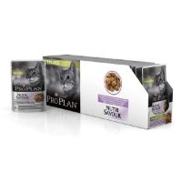 Purina Pro Plan Nutri Savour паучи для взрослых стерилизованных кошек и кастрированных котов с индейкой