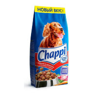 Chappi сухой корм с говядиной, овощами и травами для взрослых собак
