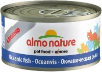 Almo Nature Legend Adult Cat Oceanic Fish консервированный корм с цельными кусочками океанической рыбы в бульоне для взрослых кошек 