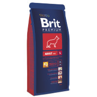 Сухой корм Brit Premium Adult L для взрослых собак крупных пород