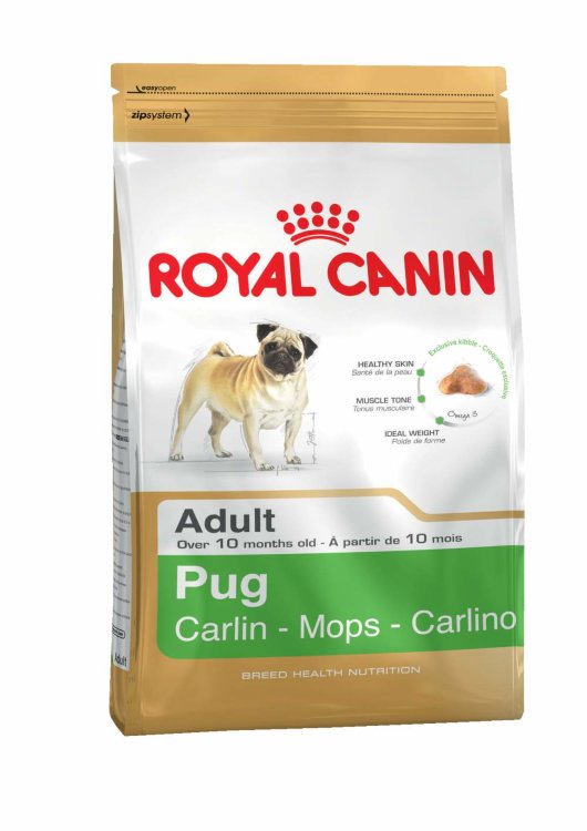 Royal Canin Adult сухой корм для собак породы мопс