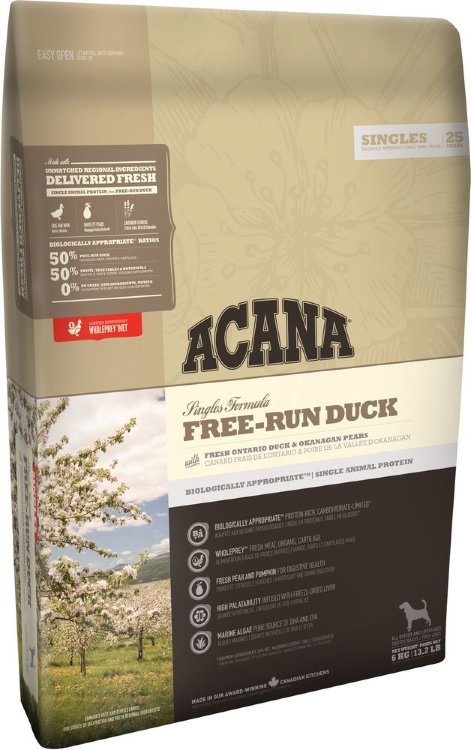 Acana Free-Run Duck Dog All Breeds для собак всех пород и возрастов