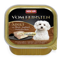 Консервы Animonda Vom Feinsten Adult Меню для гурманов с говядиной, йогуртом и овсяными хлопьями для взрослых привередливых собак