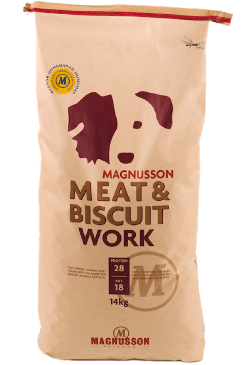 Magnusson Work Meat&Biscuit сухой запечённый корм для собак с высоким потреблением энергии