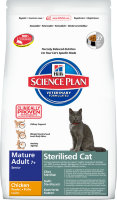 Hill's Science Plan Sterilised Cat корм для стерилизованных кошек старше 7 лет курица