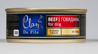 Консервы CLAN De File для собак с говядиной