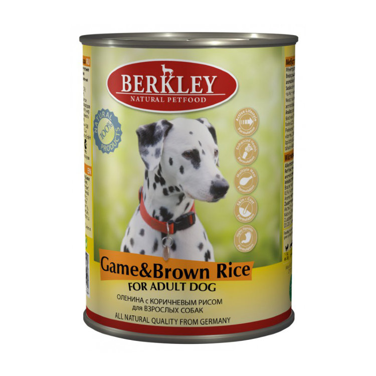 Berkley Adult Dog Game & Brown Rice